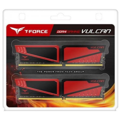 Продати ОЗП Team DDR4 32GB (2x16GB) 2400Mhz T-Force Vulcan Red (TLRED432G2400HC15BDC01) за Trade-In у інтернет-магазині Телемарт - Київ, Дніпро, Україна фото