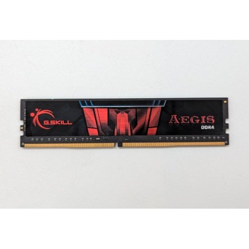 Озп G.Skill DDR4 4GB 2400Mhz Aegis (F4-2400C17S-4GIS) (Відновлено продавцем, 707379) купити з перевіркою сумісності: огляд, характеристики, ціна у Києві, Львові, Вінниці, Хмельницькому, Івано-Франківську, Україні | інтернет-магазин TELEMART.UA фото