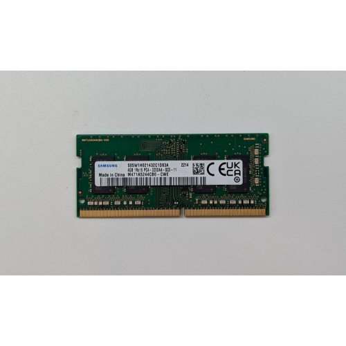 Озп Samsung SODIMM DDR4 4GB 3200Mhz (M471A5244CB0-CWE) OEM (Відновлено продавцем, 707557) купити з перевіркою сумісності: огляд, характеристики, ціна у Києві, Львові, Вінниці, Хмельницькому, Івано-Франківську, Україні | інтернет-магазин TELEMART.UA фото