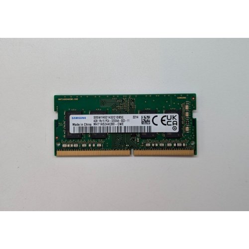 Озп Samsung SODIMM DDR4 4GB 3200Mhz (M471A5244CB0-CWE) OEM (Відновлено продавцем, 707662) купити з перевіркою сумісності: огляд, характеристики, ціна у Києві, Львові, Вінниці, Хмельницькому, Івано-Франківську, Україні | інтернет-магазин TELEMART.UA фото