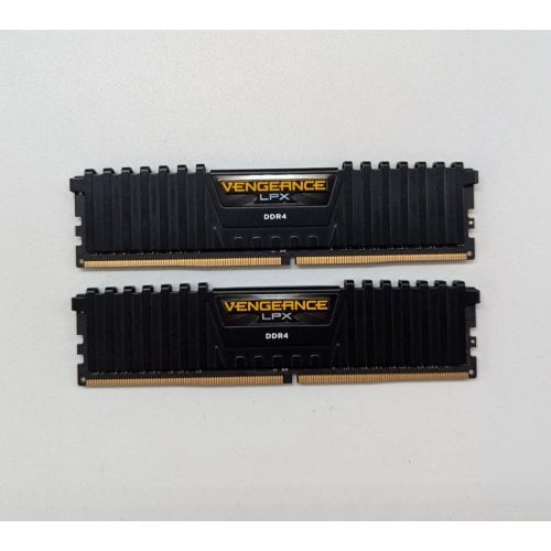 Купить Озу Corsair DDR4 16GB (2x8GB) 3000Mhz Vengeance LPX (CMK16GX4M2D3000C16) Black (Восстановлено продавцом, 707733) с проверкой совместимости: обзор, характеристики, цена в Киеве, Днепре, Одессе, Харькове, Украине | интернет-магазин TELEMART.UA фото