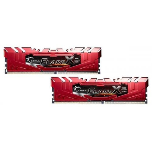 Продати ОЗП G.Skill DDR4 16GB (2x8GB) 2400Mhz Flare X Red For AMD (F4-2400C16D-16GFXR) за Trade-In у інтернет-магазині Телемарт - Київ, Дніпро, Україна фото