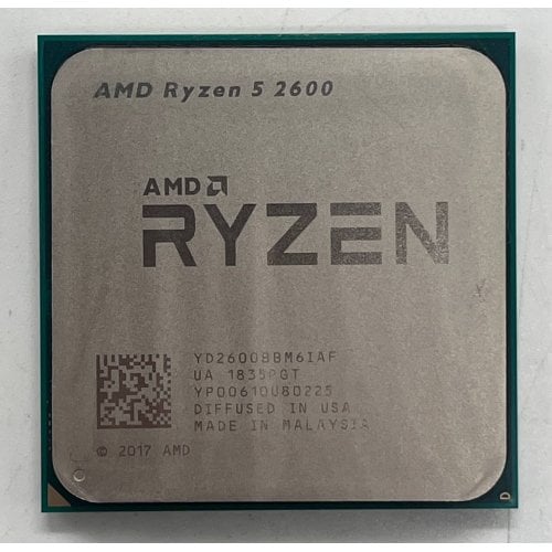 Купить Процессор AMD Ryzen 5 2600 3.4(3.9)GHz 16MB sAM4 Tray (YD2600BBM6IAF) (Восстановлено продавцом, 707951) с проверкой совместимости: обзор, характеристики, цена в Киеве, Днепре, Одессе, Харькове, Украине | интернет-магазин TELEMART.UA фото