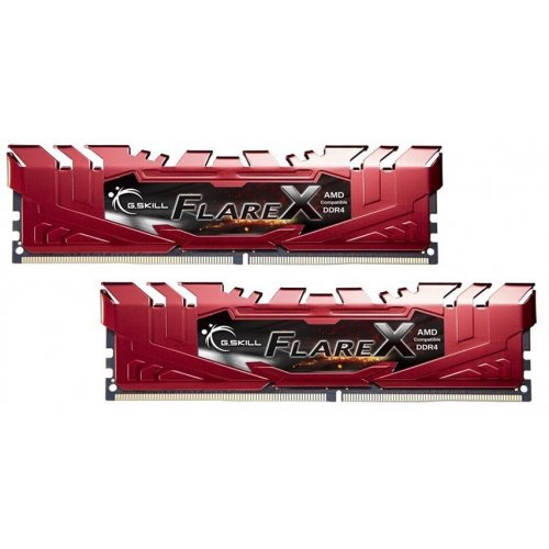 Продати ОЗП G.Skill DDR4 32GB (2x16GB) 2400Mhz Flare X Red For AMD (F4-2400C16D-32GFXR) за Trade-In у інтернет-магазині Телемарт - Київ, Дніпро, Україна фото