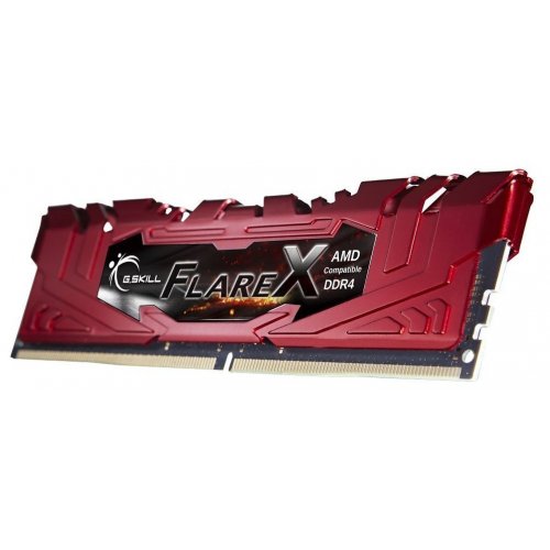 Продати ОЗП G.Skill DDR4 32GB (2x16GB) 2400Mhz Flare X Red For AMD (F4-2400C16D-32GFXR) за Trade-In у інтернет-магазині Телемарт - Київ, Дніпро, Україна фото