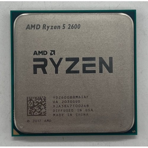 Купить Процессор AMD Ryzen 5 2600 3.4(3.9)GHz 16MB sAM4 Tray (YD2600BBM6IAF) (Восстановлено продавцом, 708020) с проверкой совместимости: обзор, характеристики, цена в Киеве, Днепре, Одессе, Харькове, Украине | интернет-магазин TELEMART.UA фото