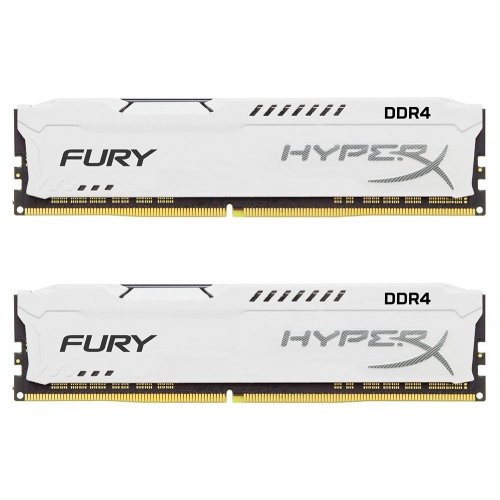Продати ОЗП Kingston DDR4 32GB (2x16GB) 2133Mhz HyperX Fury White (HX421C14FWK2/32) за Trade-In у інтернет-магазині Телемарт - Київ, Дніпро, Україна фото