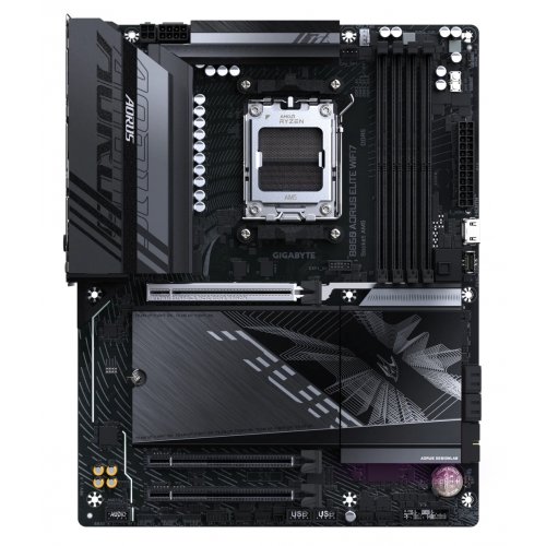 Купить Материнская плата Gigabyte B850 AORUS ELITE WIFI7 (sAM5, AMD B850) с проверкой совместимости: обзор, характеристики, цена в Киеве, Днепре, Одессе, Харькове, Украине | интернет-магазин TELEMART.UA фото