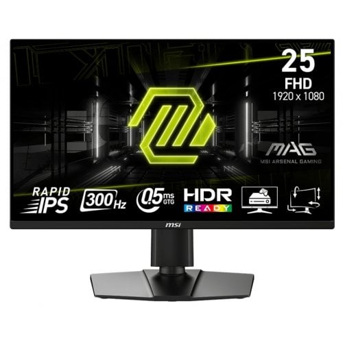 Купить Монитор MSI 24.5" MAG 255PXF Black - цена в Харькове, Киеве, Днепре, Одессе
в интернет-магазине Telemart фото