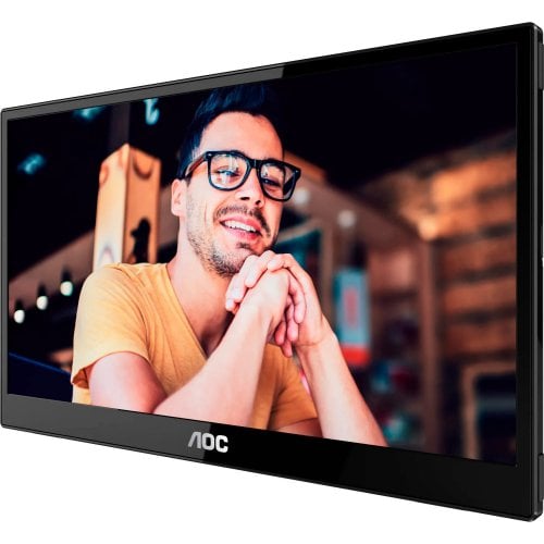 Купить Монитор AOC 15.6" 16T3EA Black - цена в Харькове, Киеве, Днепре, Одессе
в интернет-магазине Telemart фото