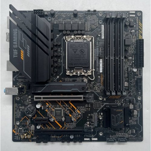 Материнська плата Asus TUF GAMING B660M-E D4 (s1700, Intel B660) (Відновлено продавцем, 708465) купити з перевіркою сумісності: огляд, характеристики, ціна у Києві, Львові, Вінниці, Хмельницькому, Івано-Франківську, Україні | інтернет-магазин TELEMART.UA фото