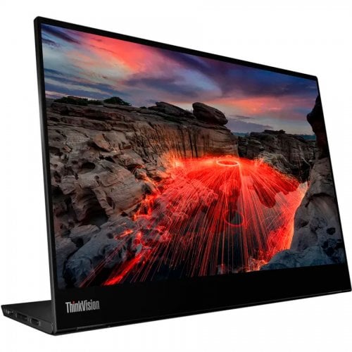 Купить Монитор Lenovo 14" ThinkVision M14t Gen 2 (63FDUAT6WL) Black - цена в Харькове, Киеве, Днепре, Одессе
в интернет-магазине Telemart фото