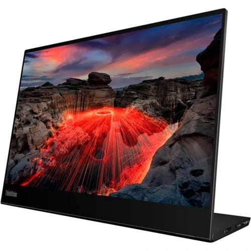 Купить Монитор Lenovo 14" ThinkVision M14t Gen 2 (63FDUAT6WL) Black - цена в Харькове, Киеве, Днепре, Одессе
в интернет-магазине Telemart фото