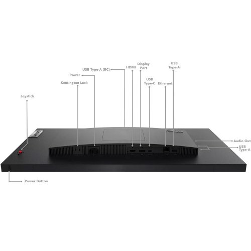 Купити Монітор Lenovo 27" ThinkVision T27p-30 (63A9GAT1EU) Black - ціна в Києві, Львові, Вінниці, Хмельницькому, Франківську, Україні | інтернет-магазин TELEMART.UA фото