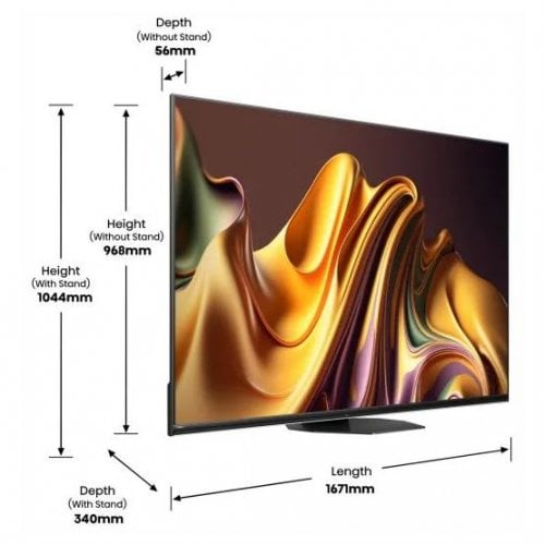 Купить Телевизор Hisense 75" 75U8NQ Black - цена в Харькове, Киеве, Днепре, Одессе
в интернет-магазине Telemart фото