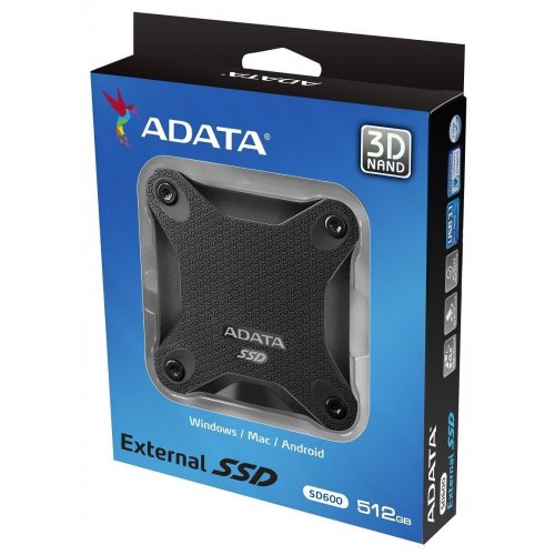 Продати SSD-диск ADATA SD600 Black 512GB Х USB 3.1 (ASD600-512GU31-CBK) за Trade-In у інтернет-магазині Телемарт - Київ, Дніпро, Україна фото