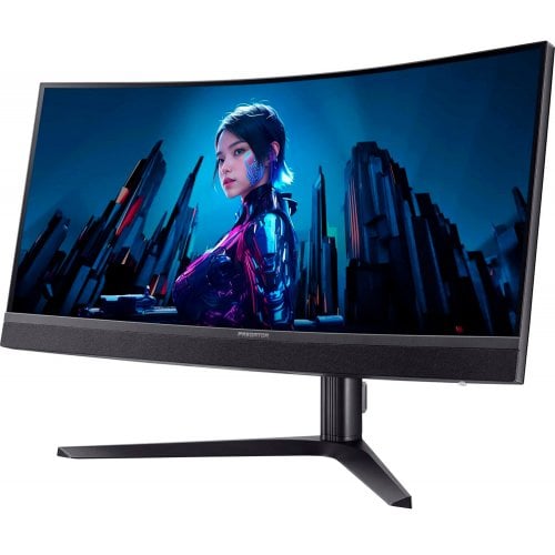 Купить Монитор Acer 34" Predator X34V3bmiiphuzx (UM.CXXEE.301) Black - цена в Харькове, Киеве, Днепре, Одессе
в интернет-магазине Telemart фото