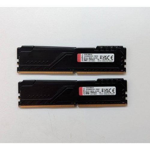 Купить Озу Kingston DDR4 32GB (2x16GB) 3600Mhz FURY Beast Black (KF436C18BBK2/32) (Восстановлено продавцом, 708939) с проверкой совместимости: обзор, характеристики, цена в Киеве, Днепре, Одессе, Харькове, Украине | интернет-магазин TELEMART.UA фото