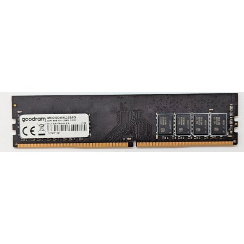 Озп GoodRAM DDR4 8GB 3200Mhz (GR3200D464L22S/8G) (Відновлено продавцем, 708990) купити з перевіркою сумісності: огляд, характеристики, ціна у Києві, Львові, Вінниці, Хмельницькому, Івано-Франківську, Україні | інтернет-магазин TELEMART.UA фото