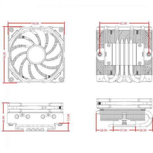 Кулер ID-Cooling IS-40-XT (IS-40-XT BLACK) купити з перевіркою сумісності: огляд, характеристики, ціна у Києві, Львові, Вінниці, Хмельницькому, Івано-Франківську, Україні | інтернет-магазин TELEMART.UA фото