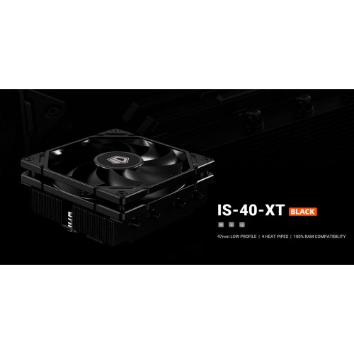 Кулер ID-Cooling IS-40-XT (IS-40-XT BLACK) купити з перевіркою сумісності: огляд, характеристики, ціна у Києві, Львові, Вінниці, Хмельницькому, Івано-Франківську, Україні | інтернет-магазин TELEMART.UA фото