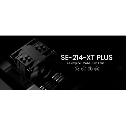 Купить Кулер ID-Cooling SE-214-XT PLUS (SE-214-XT PLUS) с проверкой совместимости: обзор, характеристики, цена в Киеве, Днепре, Одессе, Харькове, Украине | интернет-магазин TELEMART.UA фото