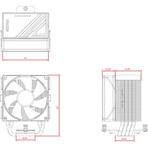 Фото Кулер ID-Cooling FROZN A400 ARGB (FROZN A400 ARGB)