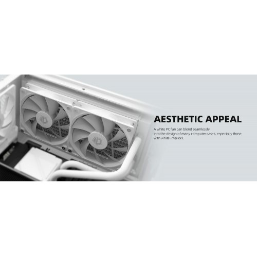 Продать Кулер для корпуса ID-Cooling XF 120 (XF-120-W) White по Trade-In интернет-магазине Телемарт - Киев, Днепр, Украина фото