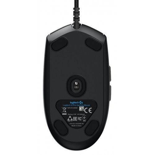 Купить Мышка Logitech Corded Gaming Mouse G Pro EER2 Black - цена в Харькове, Киеве, Днепре, Одессе
в интернет-магазине Telemart фото