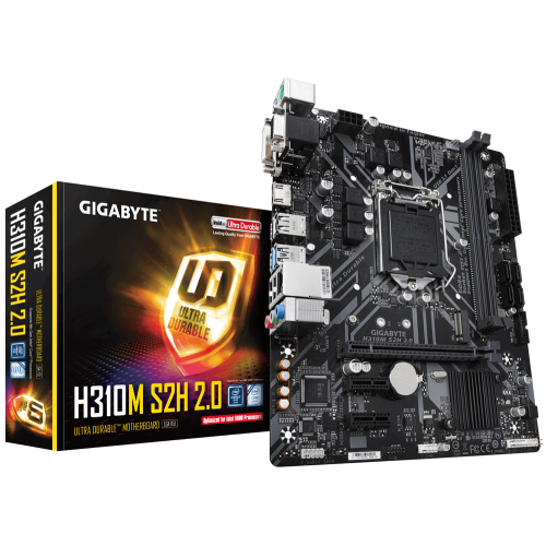 Материнська плата Gigabyte H310M S2H 2.0 (s1151-V2, Intel H310) (Відновлено продавцем, 709527) купити з перевіркою сумісності: огляд, характеристики, ціна у Києві, Львові, Вінниці, Хмельницькому, Івано-Франківську, Україні | інтернет-магазин TELEMART.UA фото