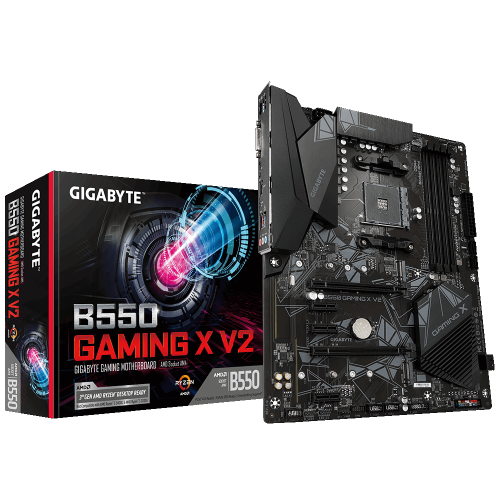 Уцінка материнська плата Gigabyte B550 GAMING X V2 (sAM4, AMD B550) (Сліди використання, 709596) купити з перевіркою сумісності: огляд, характеристики, ціна у Києві, Львові, Вінниці, Хмельницькому, Івано-Франківську, Україні | інтернет-магазин TELEMART.UA фото