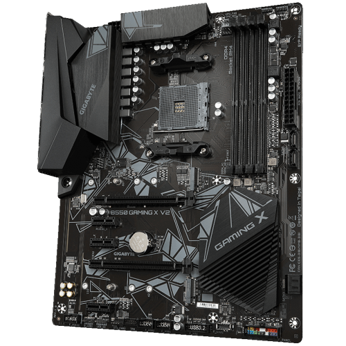 Уцінка материнська плата Gigabyte B550 GAMING X V2 (sAM4, AMD B550) (Сліди використання, 709596) купити з перевіркою сумісності: огляд, характеристики, ціна у Києві, Львові, Вінниці, Хмельницькому, Івано-Франківську, Україні | інтернет-магазин TELEMART.UA фото