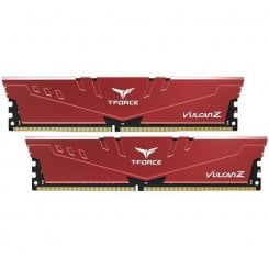 Озу Team DDR4 16GB (2x8GB) 3200Mhz T-Force Vulcan Z Red (TLZRD416G3200HC16CDC01) (Восстановлено продавцом, 709798)