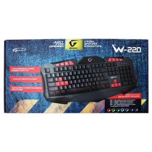 Клавиатура Gemix W-220 Gaming USB Black купить в Украине | Telemart фото