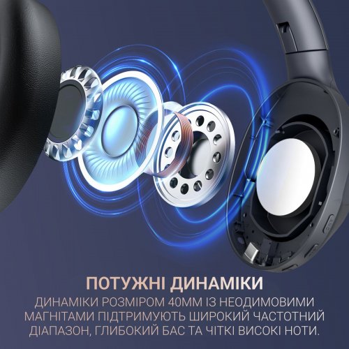 Навушники Fifine X3 Wireless Black купити в Україні: Київ, Львів, Хмельницький, Тернопіль, Івано-Франківськ | Низька ціна, відгуки, характеристики від TELEMART фото