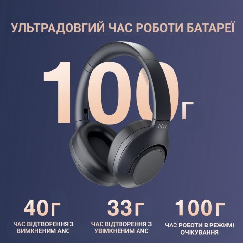 Навушники Fifine X3 Wireless Black купити в Україні: Київ, Львів, Хмельницький, Тернопіль, Івано-Франківськ | Низька ціна, відгуки, характеристики від TELEMART фото