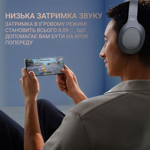 Навушники Fifine X3 Wireless Black купити в Україні: Київ, Львів, Хмельницький, Тернопіль, Івано-Франківськ | Низька ціна, відгуки, характеристики від TELEMART фото