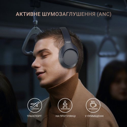 Навушники Fifine X3 Wireless Black купити в Україні: Київ, Львів, Хмельницький, Тернопіль, Івано-Франківськ | Низька ціна, відгуки, характеристики від TELEMART фото