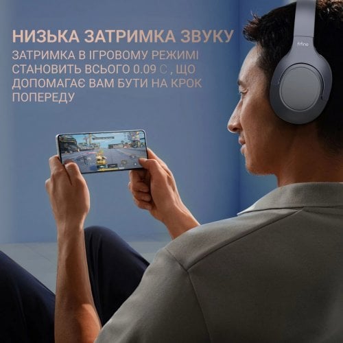 Купити Навушники Fifine X3 Wireless Black - ціна в Києві, Львові, Вінниці, Хмельницькому, Франківську, Україні | інтернет-магазин TELEMART.UA фото