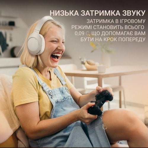 Купити Навушники Fifine X3 Wireless Beige - ціна в Києві, Львові, Вінниці, Хмельницькому, Франківську, Україні | інтернет-магазин TELEMART.UA фото