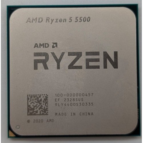 Купить Процессор AMD Ryzen 5 5500 3.6(4.2)GHz 16MB sAM4 Tray (100-000000457) (Восстановлено продавцом, 710661) с проверкой совместимости: обзор, характеристики, цена в Киеве, Днепре, Одессе, Харькове, Украине | интернет-магазин TELEMART.UA фото