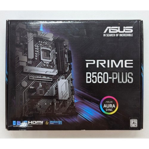 Материнська плата Asus PRIME B560-PLUS (s1200, Intel B560) (Відновлено продавцем, 710674) купити з перевіркою сумісності: огляд, характеристики, ціна у Києві, Львові, Вінниці, Хмельницькому, Івано-Франківську, Україні | інтернет-магазин TELEMART.UA фото