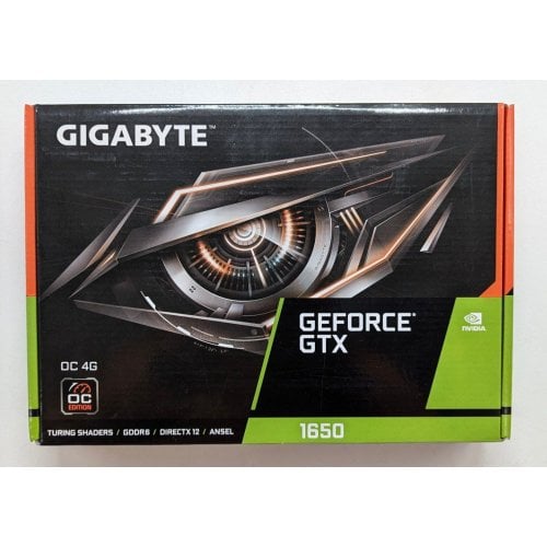 Купить Видеокарта Gigabyte GeForce GTX 1650 D6 OC 4096MB (GV-N1656OC-4GD) (Восстановлено продавцом, 710675) с проверкой совместимости: обзор, характеристики, цена в Киеве, Днепре, Одессе, Харькове, Украине | интернет-магазин TELEMART.UA фото