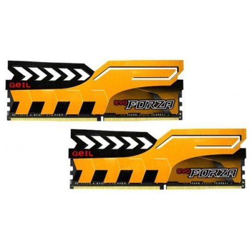 Продати ОЗП Geil DDR4 16GB (2x8GB) 2400Mhz EVO Forza Racing Yellow (GFY416GB2400C16DC) за Trade-In у інтернет-магазині Телемарт - Київ, Дніпро, Україна фото