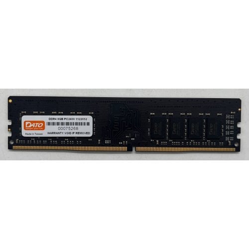 Купить Озу DATO DDR4 8GB 2400MHz (DT8G4DLDND24) (Восстановлено продавцом, 710881) с проверкой совместимости: обзор, характеристики, цена в Киеве, Днепре, Одессе, Харькове, Украине | интернет-магазин TELEMART.UA фото