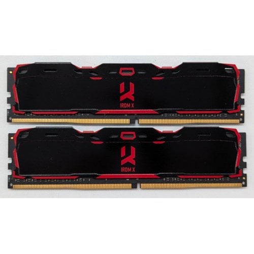 Купить Озу GoodRAM DDR4 16GB (2x8GB) 2666Mhz IRDM X Black (IR-X2666D464L16S/16GDC) (Восстановлено продавцом, 711200) с проверкой совместимости: обзор, характеристики, цена в Киеве, Днепре, Одессе, Харькове, Украине | интернет-магазин TELEMART.UA фото