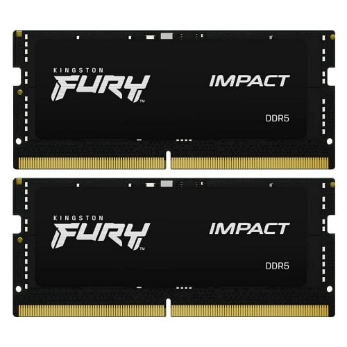 Уцінка озп Kingston SODIMM DDR5 32GB (2x16GB) 6000Mhz FURY Impact Black (KF560S38IBK2-32) (вскрите пакування, 711201) купити з перевіркою сумісності: огляд, характеристики, ціна у Києві, Львові, Вінниці, Хмельницькому, Івано-Франківську, Україні | інтернет-магазин TELEMART.UA фото