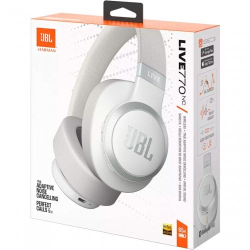 Купить Наушники JBL Live 770NC (JBLLIVE770NCWHT) White - цена в Харькове, Киеве, Днепре, Одессе
в интернет-магазине Telemart фото