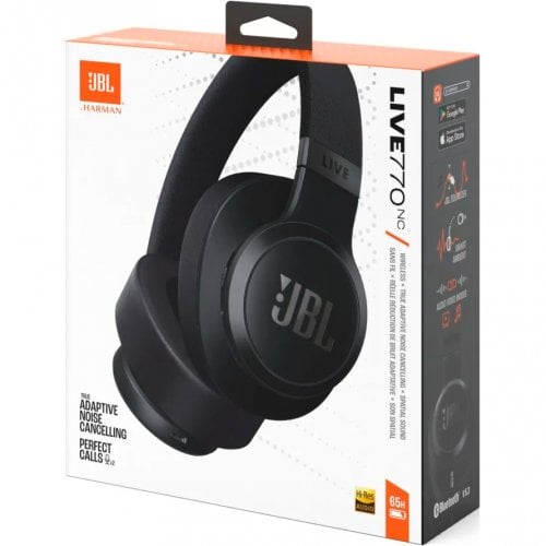 Купить Наушники JBL Live 770NC (JBLLIVE770NCBLK) Black - цена в Харькове, Киеве, Днепре, Одессе
в интернет-магазине Telemart фото