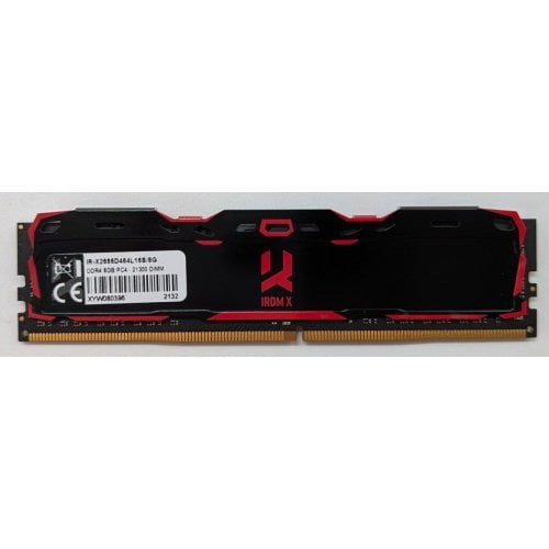 Купить Озу GoodRAM DDR4 8GB 2666Mhz IRDM X Black (IR-X2666D464L16S/8G) (Восстановлено продавцом, 711252) с проверкой совместимости: обзор, характеристики, цена в Киеве, Днепре, Одессе, Харькове, Украине | интернет-магазин TELEMART.UA фото